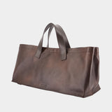 Port Bag - Staud - Leather - Brown