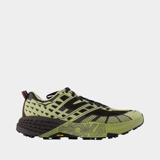 U Speedgoat 2 Sneakers - Hoka - Cotton - Black/Green