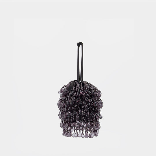 Zia Wristlet Handbag - Cult Gaia - Plastic - Black