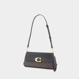 Signature Jet Shoulder Bag - Coach - Leather - Black