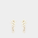 Cluster Earrings - Simone Rocha - Synthetic Pearls - Ivory