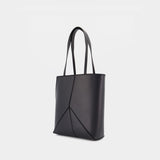 Panel Shopper Bag - YOHJI YAMAMOTO - Leather - Black