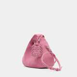 Hobo Mini Purse - Ganni - Synthetic - Pink