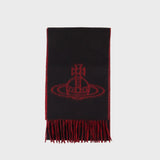 25x180 Scarf - Vivienne Westwood - Wool - Black