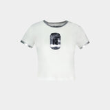 Tee T-Shirt - Rabanne - Cotton - White