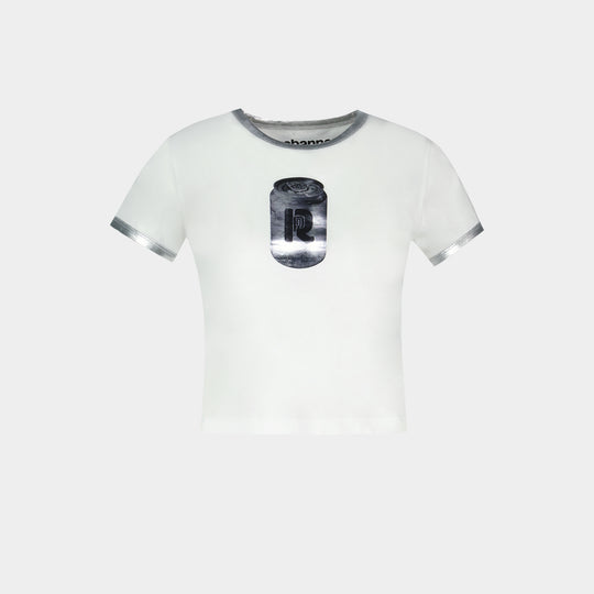 Tee T-Shirt - Rabanne - Cotton - White