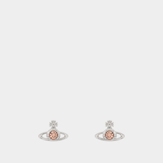 Nano Solitaire Earrings - Vivienne Westwood - Metal - Silver