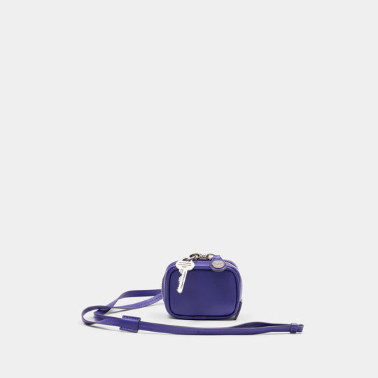 Camero Clip V Purse - Acne Studios - Leather - Purple