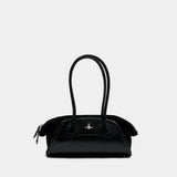Shirley Small Shoulder Bag - Vivienne Westwood - Leather - Black
