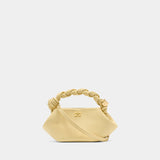 Bou Mini Purse - Ganni - Leather - Yellow