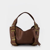 D-One Top handle S Shopper Bag - DIESEL - Leather - Brown