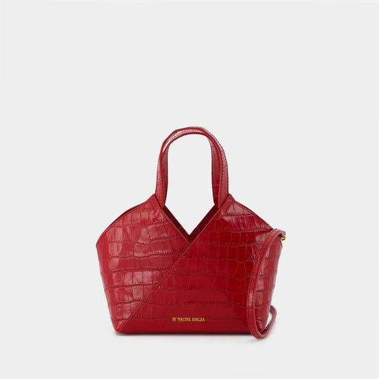 Lullie Croc Purse - By Malene Birger - Leather - Red