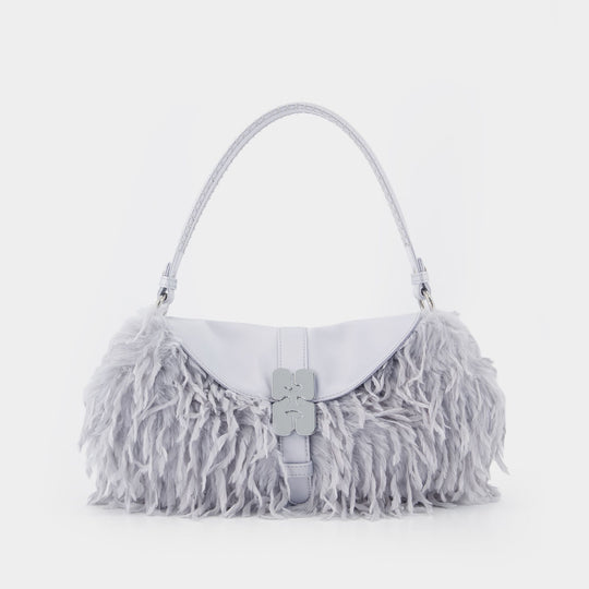 B Kat Shoulder Bag - Ganni - Synthetic - Grey
