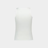 90s-style tank top – Vivienne Westwood – Viscose – White