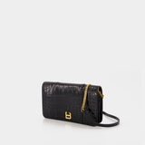 Phone Pouch Card Holder - Balenciaga - Leather - Black