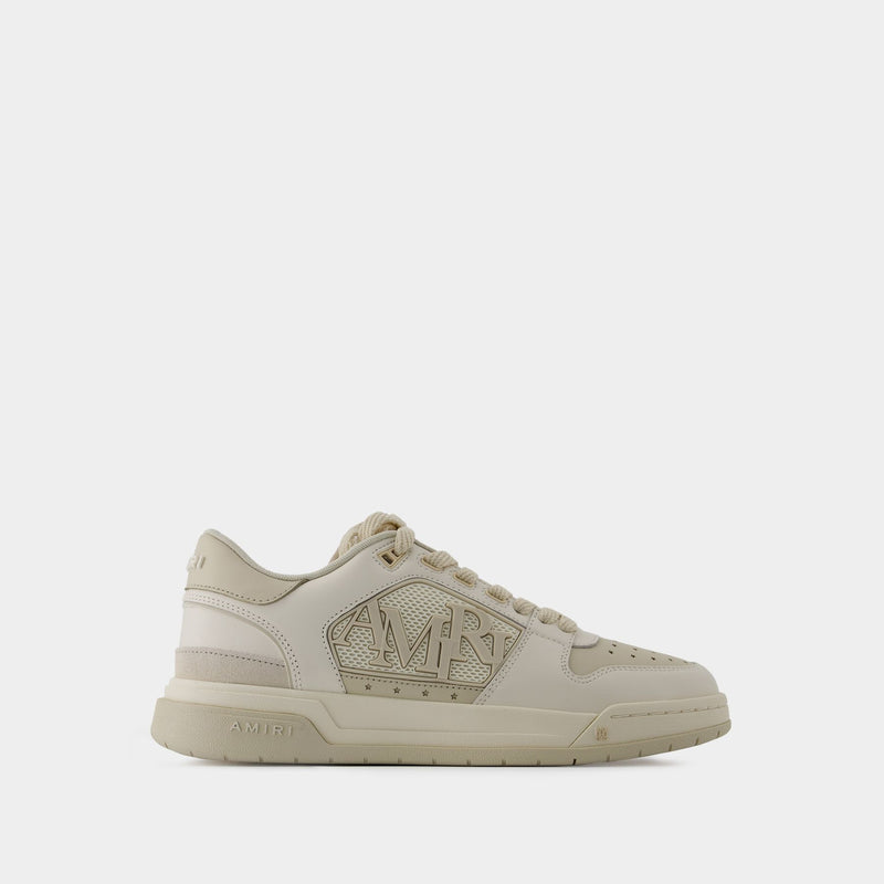 Classic Low Sneakers - Amiri - Leather - Beige