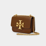 Eleanor Small Hobo Bag - Tory Burch -  Moose - Leather