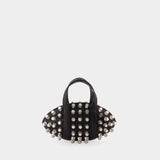 Kong Top Handle Bag - Alexander Wang - Leather - Black