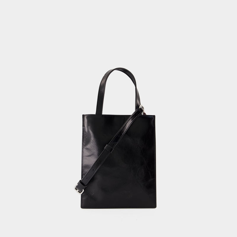 Pinch Small Shopping Bag - Alexander Wang - Leather - Black