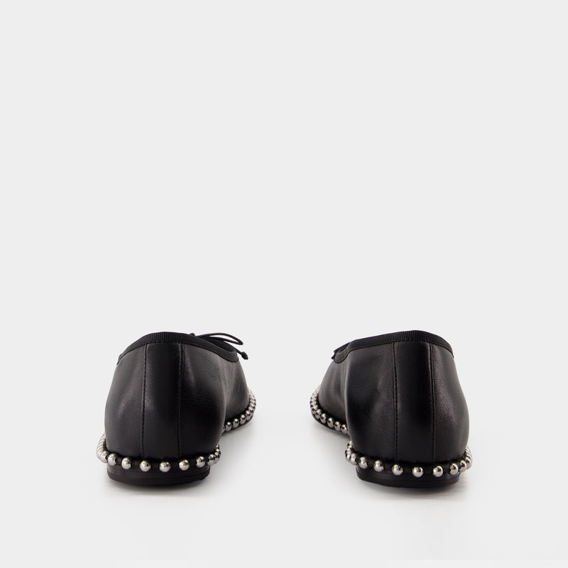 Ballerinas Lina Ballchain - Alexander Wang - Leather - Black