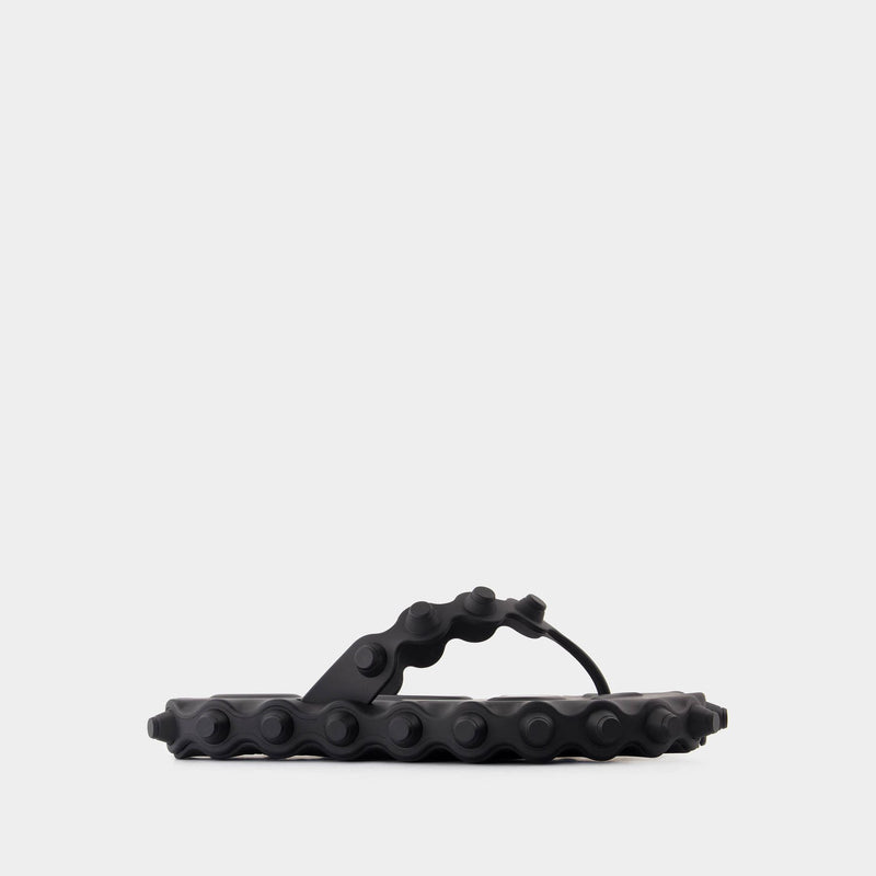 Rapture Flip Flop Flat Shoes - Alexander Wang - Acetate - Black