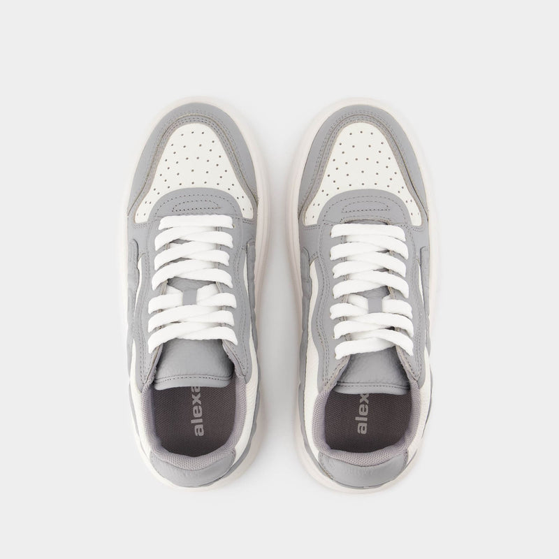 Puff Sneakers - Alexander Wang - Leather - Grey