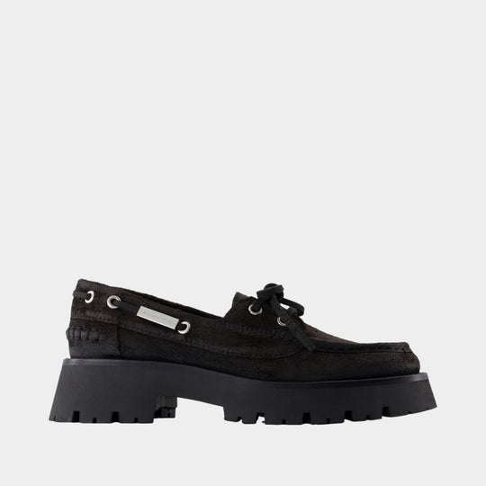 Carson Boat Loafers - Alexander Wang - Leather - Chocolate