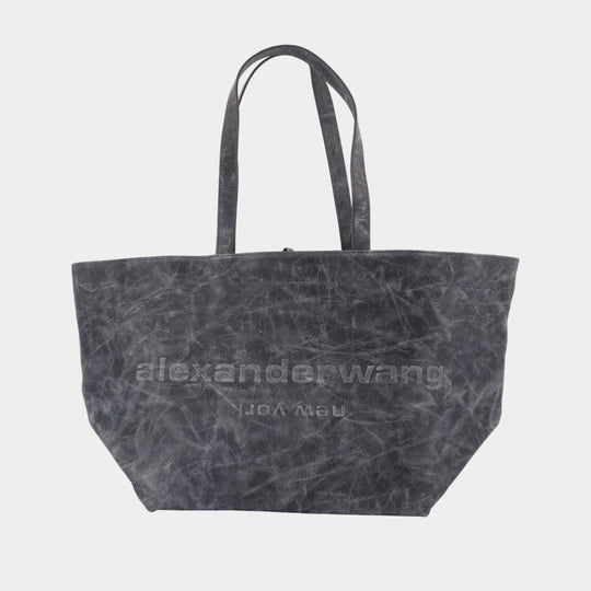 Punch Shopper Bag - Alexander Wang - Leather - Grey