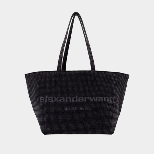 Punch Tote Bag - Alexander Wang - Cotton - Dark Grey
