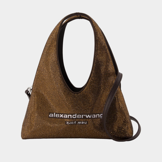 Pike Mini Hobo Bag - Alexander Wang - Synthetic - Brown