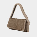 Ricco Slim Flap Shoulder Bag - Alexander Wang - Leather - Grey
