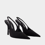 Buffy 105mm Sling Back Pumps - Alexander Wang - Synthetic - Black