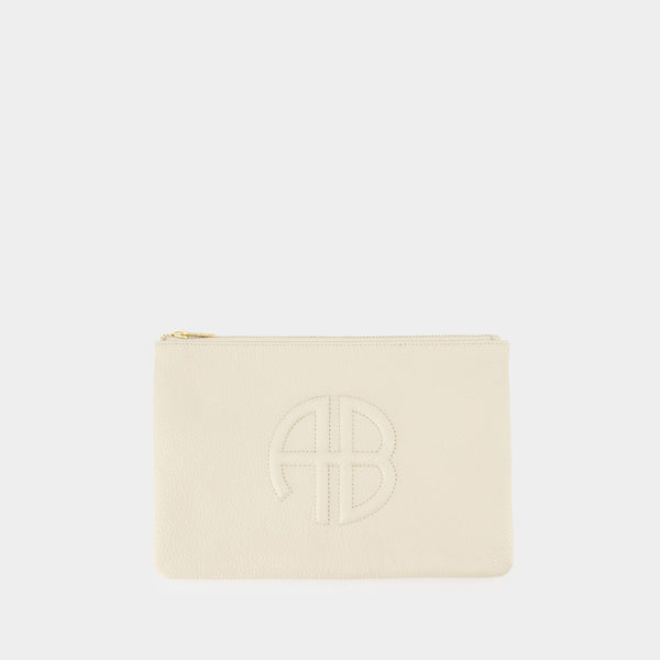 Lili Pouch - ANINE BING - Leather - Beige