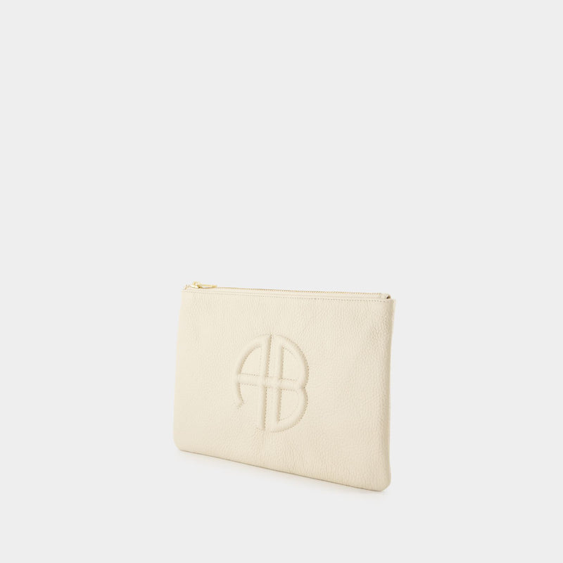 Lili Pouch - ANINE BING - Leather - Beige