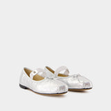 Jolie Flat Shoes - ANINE BING - Leather - Silver