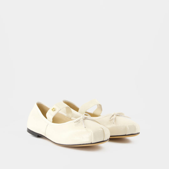 Ballerinas Jolie - ANINE BING - Leather - White