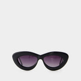 Alba Sunglasses - ANINE BING - Acetate - Black