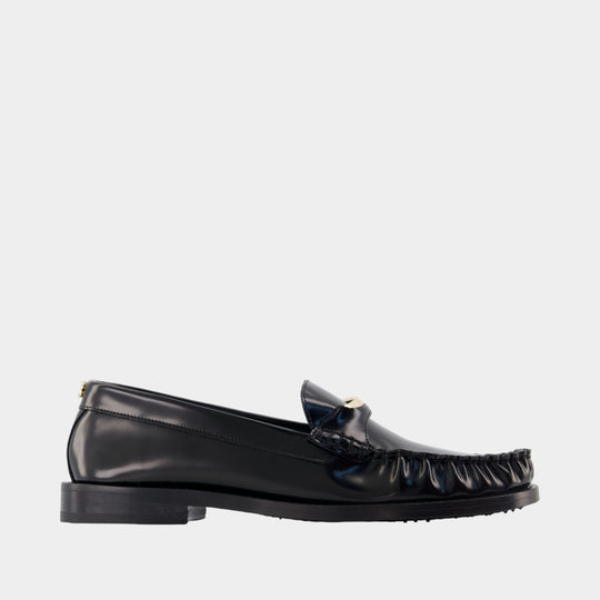 Amoc Loafers - ANINE BING - Leather - Black