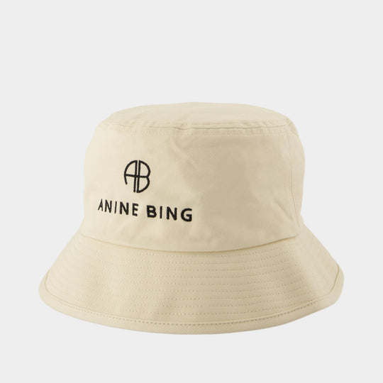 Nicks Bucket Hat Cool - ANINE BING - Cotton - White