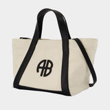 Small Cara Shopper Bag - ANINE BING - Cotton - Beige