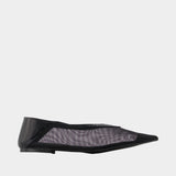 Aneka Babouche Ballerinas - ANINE BING - Synthetic - Black