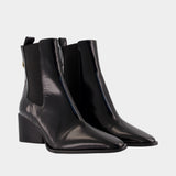 Livia Chelsea Ankle Boots - ANINE BING - Leather - Black