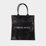 Leonie Tote Bag - ANINE BING - Cotton - Black