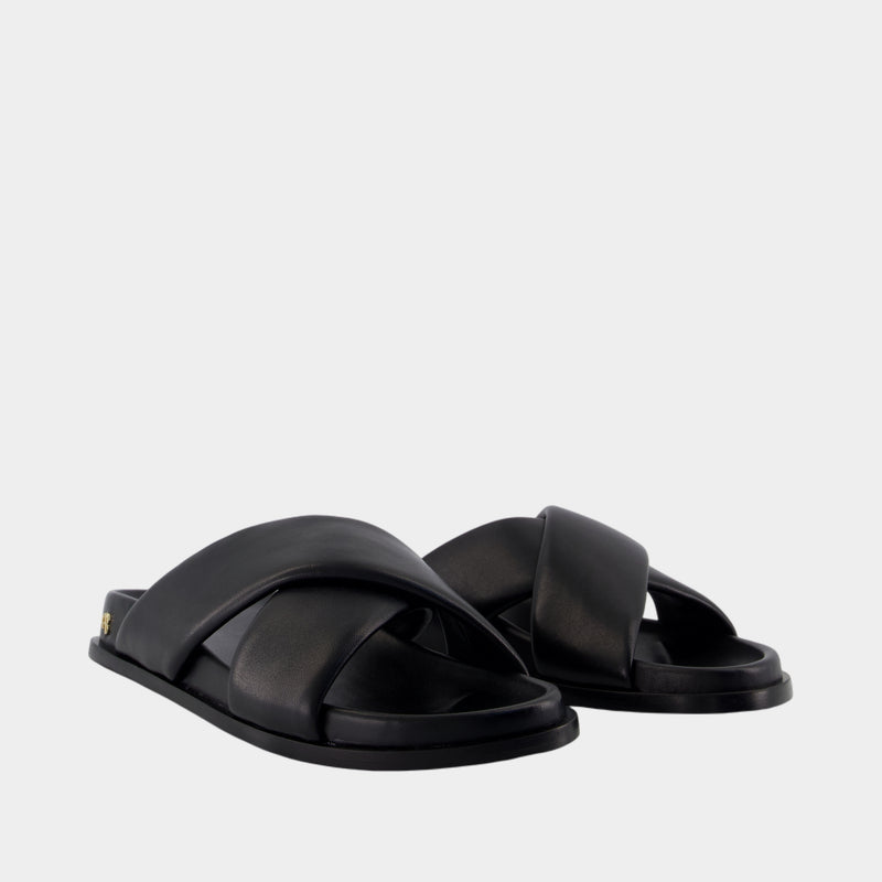 Emi Sandals - ANINE BING - Leather - Black