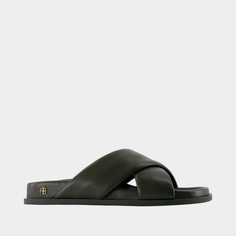 Emi Sandals - ANINE BING - Leather - Green