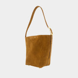 Elly Suede Shoulder Bag - ANINE BING - Leather - Brown