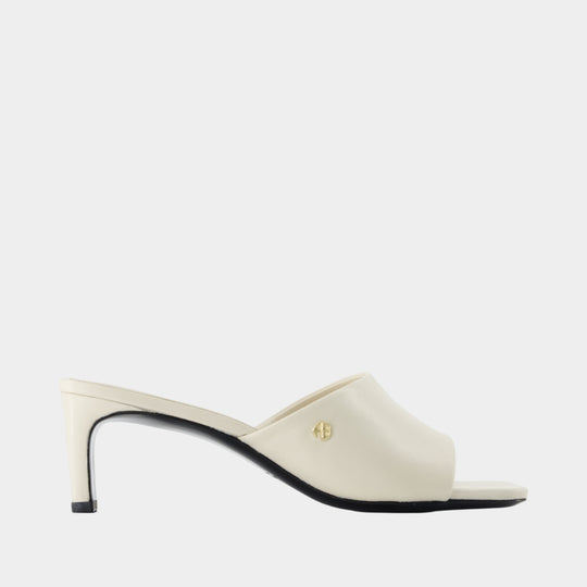 Jayden Sandals - ANINE BING - Leather - Ivory