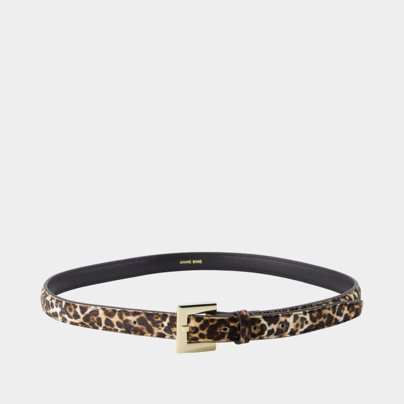 Nicola Belt - ANINE BING - Leather - Black