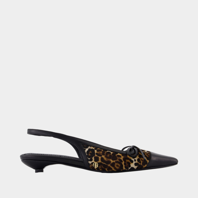 Zoey Sandals - ANINE BING - Leather - Black