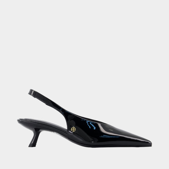 Hilda Pumps - ANINE BING - Leather - Black